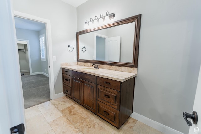 3288 W 2570 S, Hurricane, UT 84737 - bathroom with vanity and baseboards
