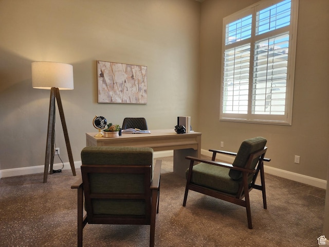 3288 W 2570 S, Hurricane, UT 84737 - carpeted home office featuring plenty of natural light and baseboards