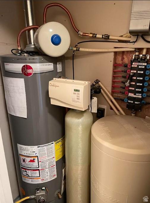 448 Alamo St, Chubbuck, ID 83202 - utility room with gas water heater