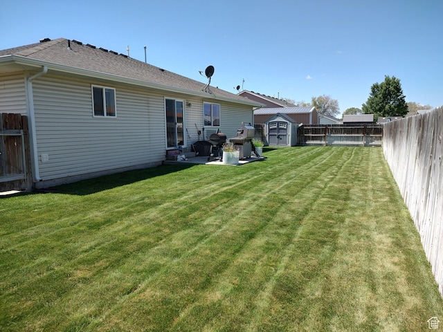448 Alamo St, Chubbuck, ID 83202 - back of property featuring a patio and a shingled roof