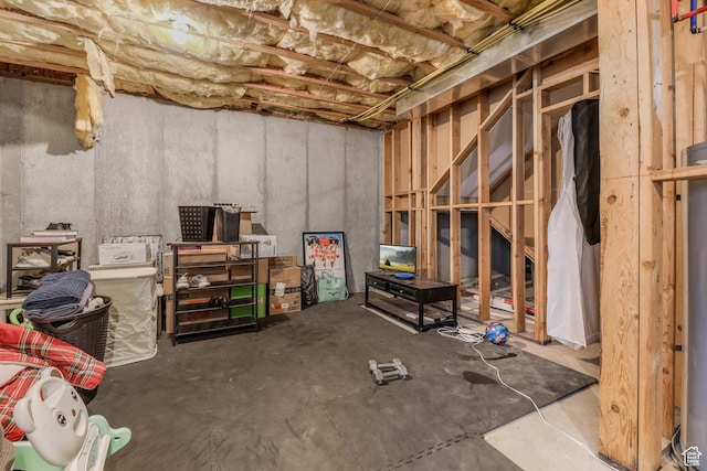 7198 S Milky Hollow Ln, West Jordan, UT 84084 - view of unfinished basement