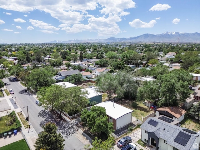 4206 S Whipoorwhil St W, West Valley City, UT 84120 - aerial view of residential area featuring a mountainous background