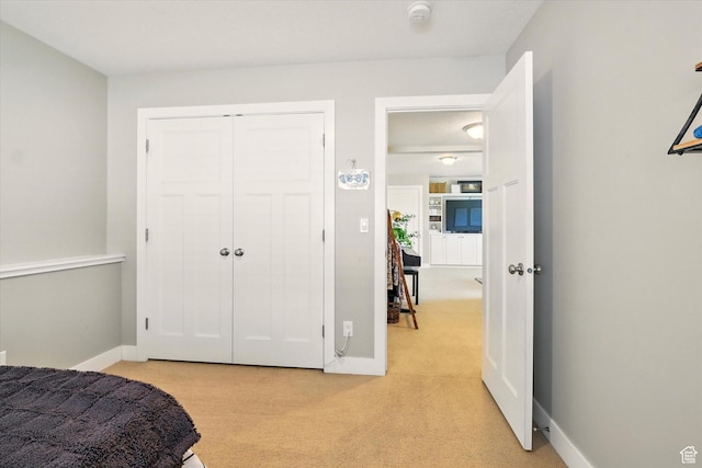 2986 S Stonebridge Dr W, Nibley, UT 84321 - bedroom with light carpet, baseboards, and a closet