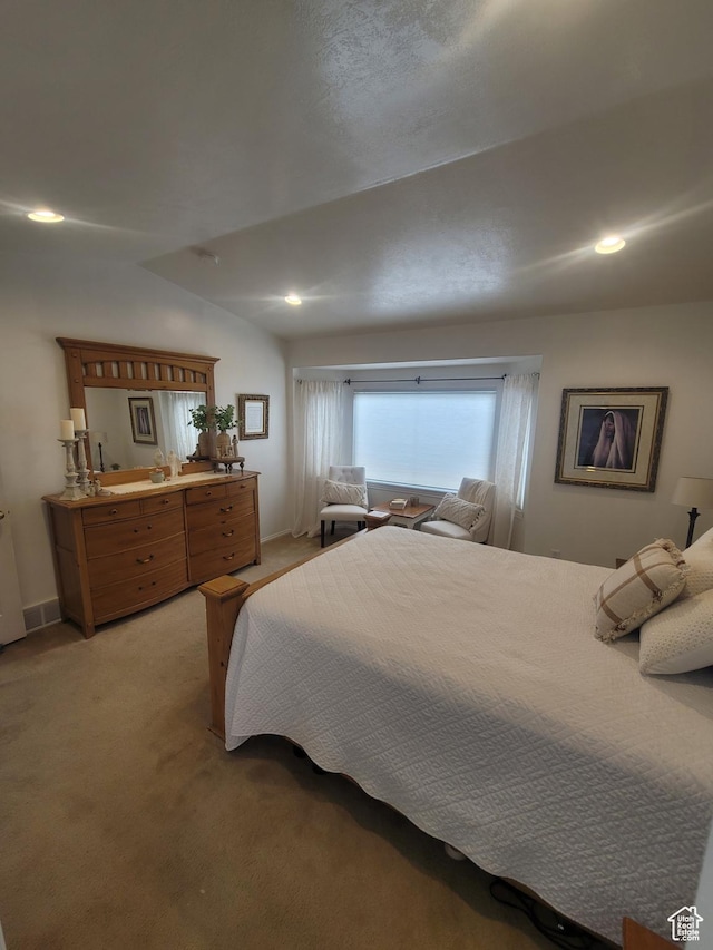 2981 S Pika Dr, West Valley City, UT 84128 - bedroom with light carpet and recessed lighting