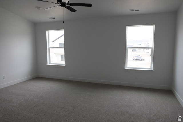 3736 N Janie St Unit 1005, Eagle Mountain, UT 84005 - carpeted spare room featuring ceiling fan and baseboards