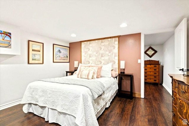 5548 E Emigration Canyon Rd E, Salt Lake City, UT 84108 - bedroom with wood finished floors, baseboards, and recessed lighting