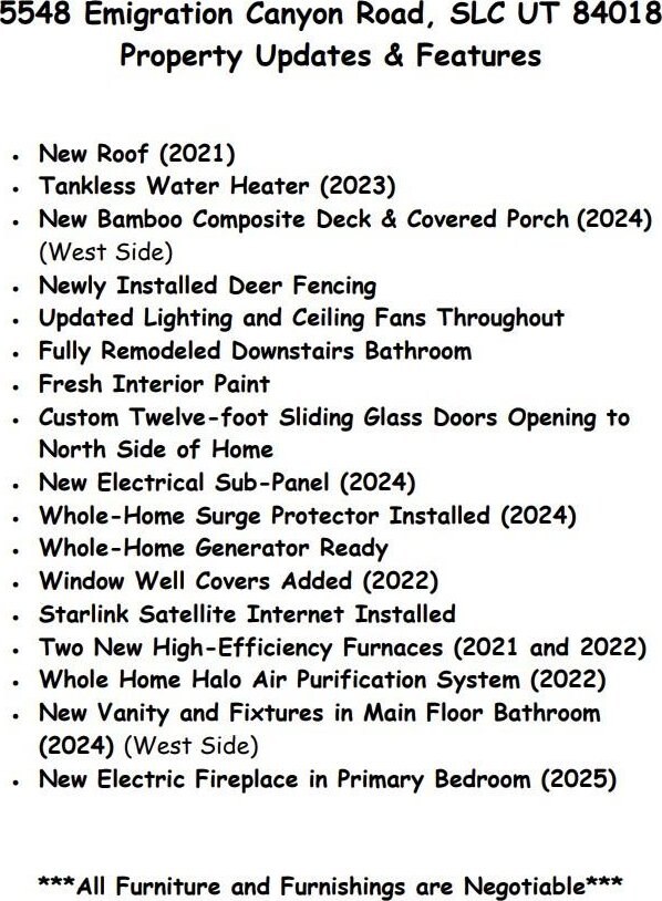 5548 E Emigration Canyon Rd E, Salt Lake City, UT 84108 - view of a document