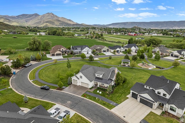 567 W Cascade Meadows Loop S, Midway, UT 84049 - aerial perspective of suburban area with mountains