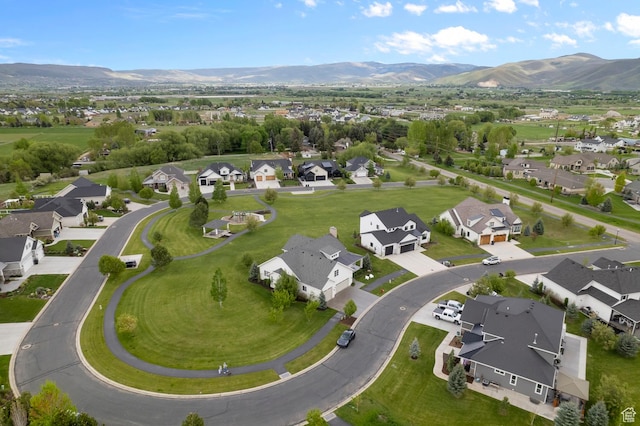 567 W Cascade Meadows Loop S, Midway, UT 84049 - aerial perspective of suburban area featuring a mountain backdrop