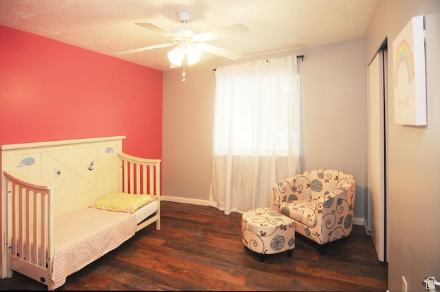 1185 W 725 N, Clearfield, UT 84015 - bedroom with wood finished floors, baseboards, and ceiling fan