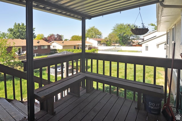 1185 W 725 N, Clearfield, UT 84015 - deck with a residential view