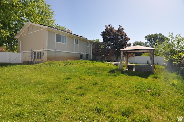 1185 W 725 N, Clearfield, UT 84015 - view of yard with a gazebo