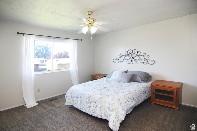 1185 W 725 N, Clearfield, UT 84015 - carpeted bedroom featuring baseboards and a ceiling fan