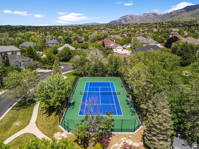 2016 E Graystone Ln S, Draper, UT 84020 - aerial view of residential area with mountains