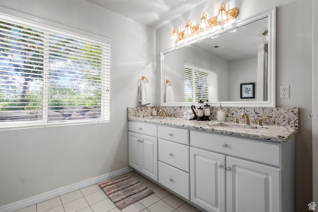2016 E Graystone Ln S, Draper, UT 84020 - full bath featuring double vanity, tile patterned floors, and baseboards