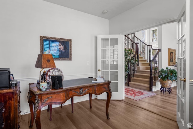 2016 E Graystone Ln S, Draper, UT 84020 - office space featuring french doors and wood finished floors
