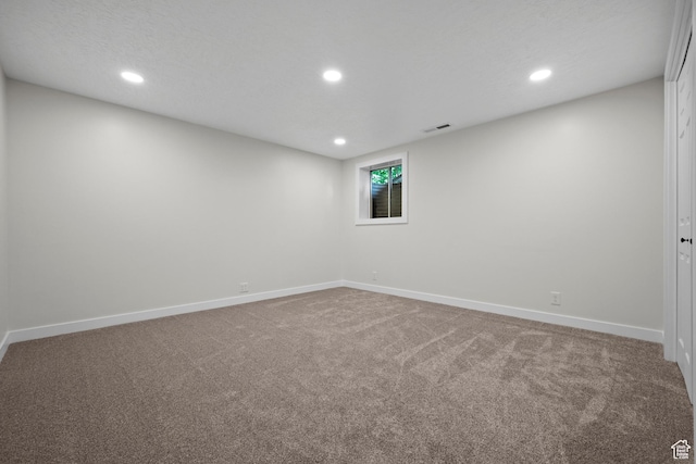 2592 S 50 W, Bountiful, UT 84010 - spare room with carpet floors, recessed lighting, and baseboards