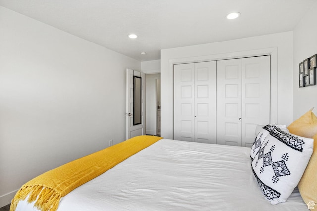 1900 N 1400 E, Provo, UT 84604 - bedroom with recessed lighting and a closet
