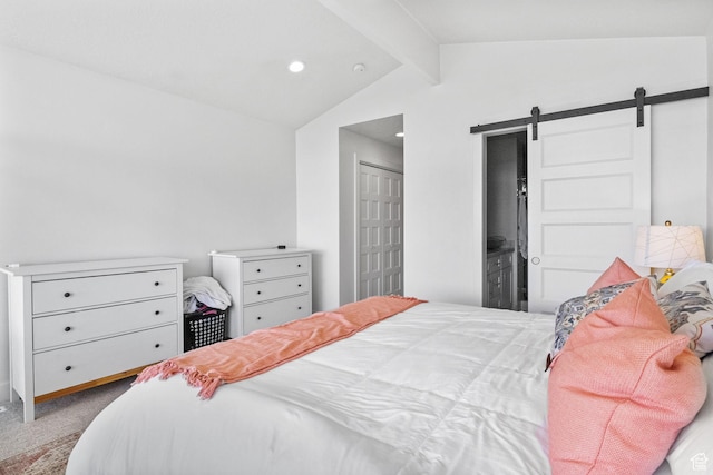 1900 N 1400 E, Provo, UT 84604 - bedroom with a barn door and carpet