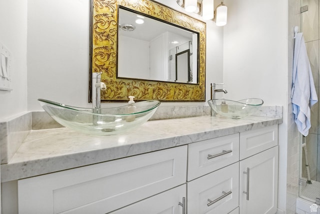 1900 N 1400 E, Provo, UT 84604 - full bathroom featuring double vanity and a stall shower