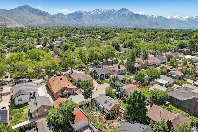 2672 S Filmore St, Salt Lake City, UT 84106 - aerial perspective of suburban area featuring a mountainous background