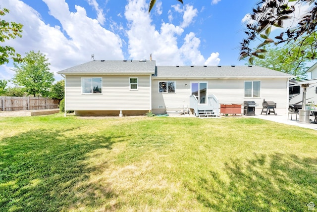 7215 S Aerie Hill Dr W, West Jordan, UT 84081 - back of property featuring a patio