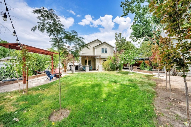 2553 W Evening Dove Cir S, West Valley City, UT 84119 - fenced yard featuring a patio and a pergola