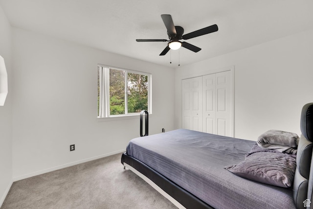 2553 W Evening Dove Cir S, West Valley City, UT 84119 - carpeted bedroom featuring a closet and ceiling fan