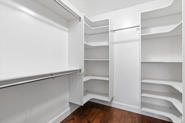 2007 N 850 E, North Ogden, UT 84414 - spacious closet featuring dark wood-style floors