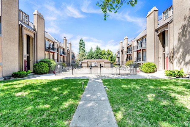 5323 S 560 E Unit D, Murray, UT 84107 - view of community with a residential view and a gate