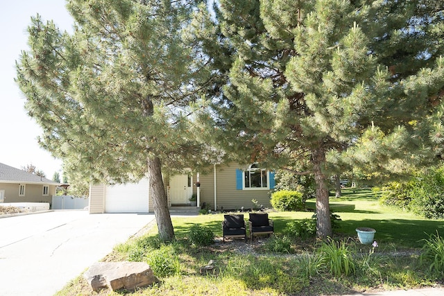 170 W 500 N, Wellsville, UT 84339 - obstructed view of property with concrete driveway and a front yard