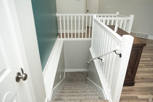 170 W 500 N, Wellsville, UT 84339 - staircase with wood finished floors