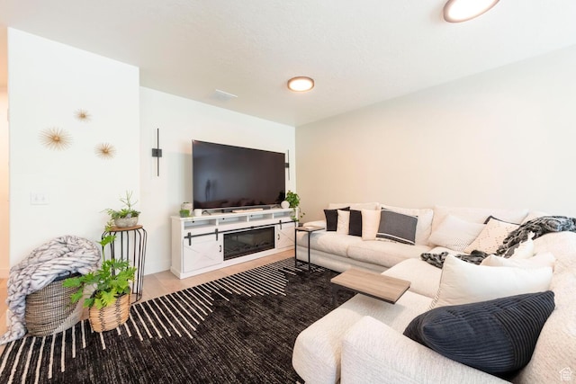 688 N 255 W, Centerville, UT 84014 - living area with wood finished floors and baseboards