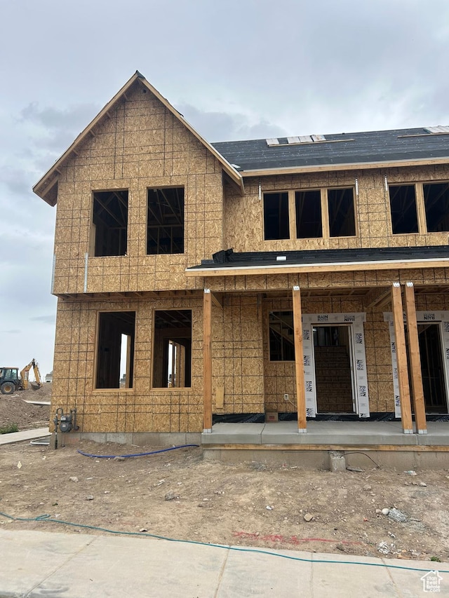 11386 S Watercourse Rd Unit 384, South Jordan, UT 84009 - property under construction with covered porch