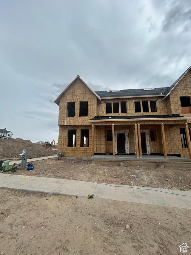 11386 S Watercourse Rd Unit 384, South Jordan, UT 84009 - unfinished property with a porch