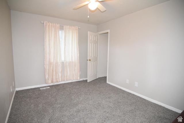2236 E 1480 S, Spanish Fork, UT 84660 - unfurnished room featuring a ceiling fan, baseboards, and carpet floors