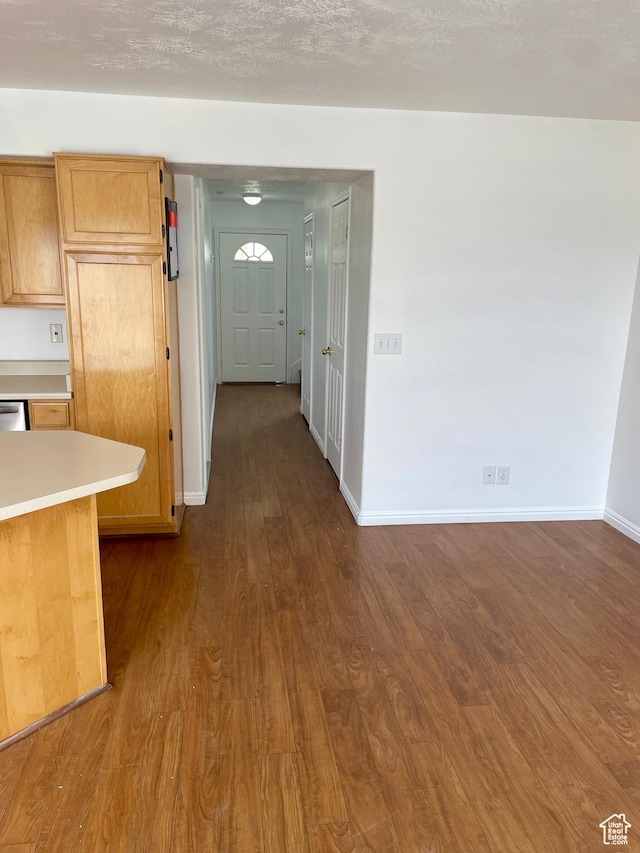 6939 S Florentine Way, West Jordan, UT 84084 - hallway featuring baseboards and dark wood-style flooring