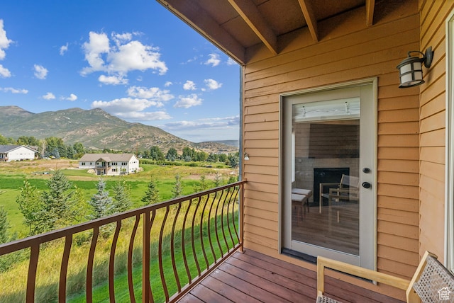 984 Uri Ln Unit 3, Midway, UT 84049 - balcony featuring a mountain view