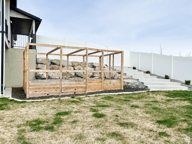 1384 E Abigail Ln, Eagle Mountain, UT 84005 - view of yard with a garden