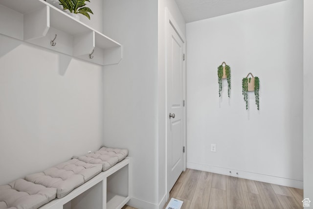 2503 N Velvet Moon Dr W Unit 636, Saratoga Springs, UT 84045 - mudroom featuring light wood-style floors and baseboards