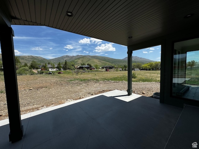 3248 E 5225 N Unit 5, Liberty, UT 84310 - view of patio / terrace with a mountain view and a view of rural / pastoral area