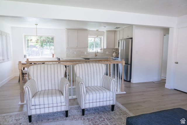 354 S 1100 E, Springville, UT 84663 - sitting room with light wood-style flooring and baseboards