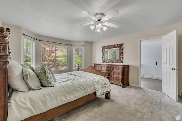 2825 Elk Horn Ln, Cottonwood Heights, UT 84093 - carpeted bedroom featuring a ceiling fan and baseboards