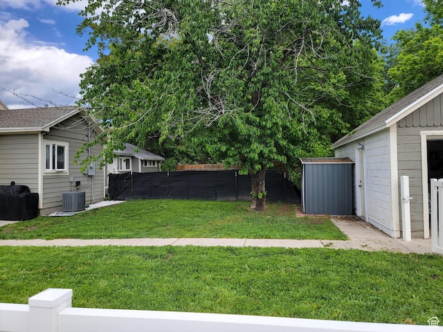 853 E 27th St, Ogden, UT 84403 - view of yard featuring central air condition unit
