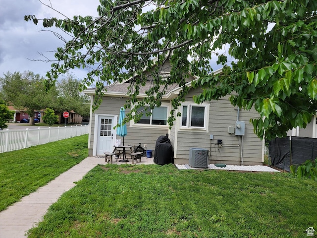 853 E 27th St, Ogden, UT 84403 - rear view of house with central AC