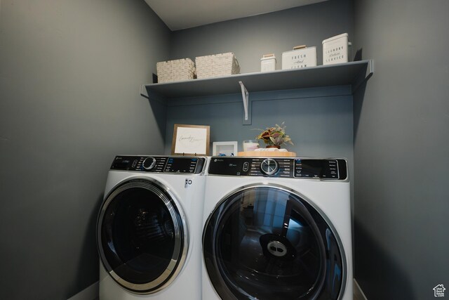 589 W 1810 N Unit 66, Salem, UT 84653 - laundry area with washer and dryer
