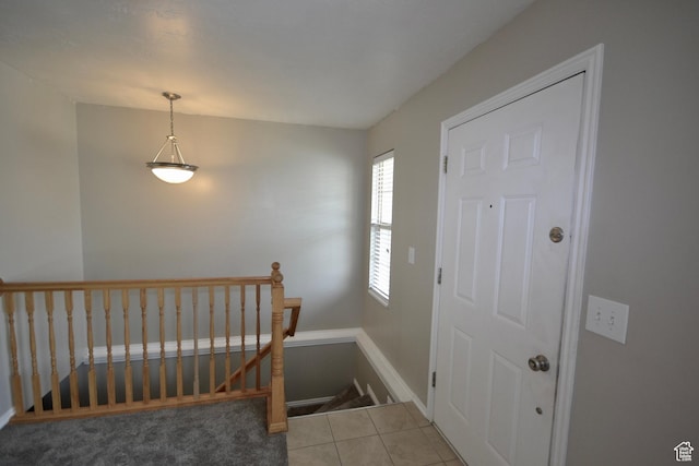 5057 W 6960 S, West Jordan, UT 84081 - foyer entrance with tile patterned floors and baseboards