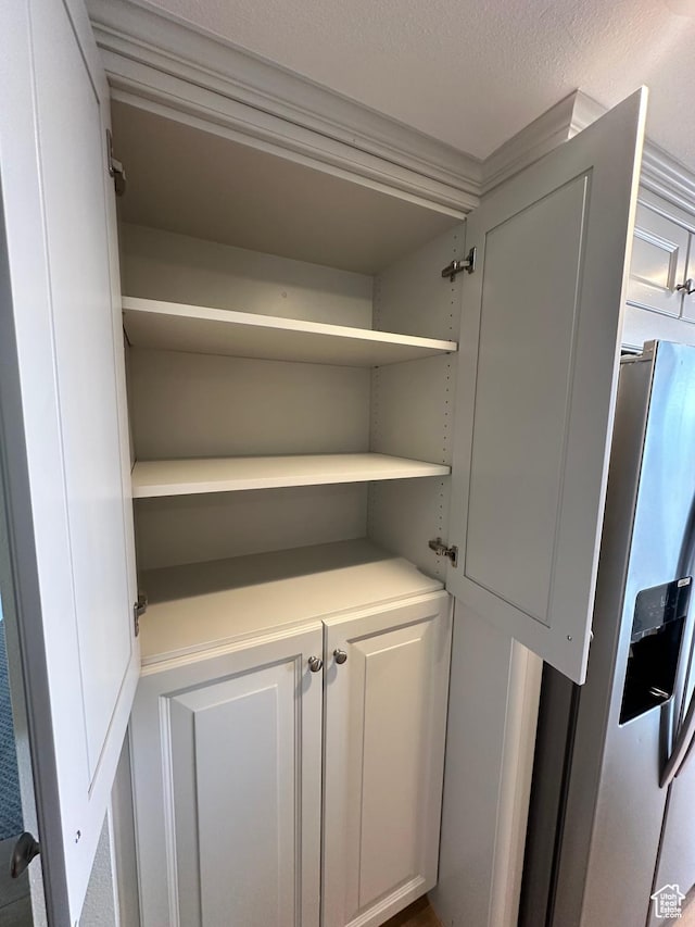 241 N Vine St W Unit 404E, Salt Lake City, UT 84103 - detailed view of stainless steel fridge with ice dispenser