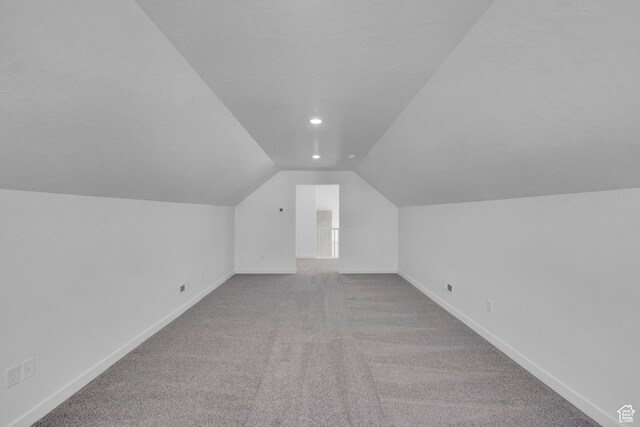 1089 S 3170 E Unit 205, Spanish Fork, UT 84660 - bonus room with vaulted ceiling, carpet, and recessed lighting