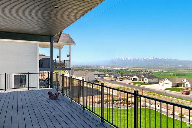 653 S 1140 E, Smithfield, UT 84335 - deck with a residential view and a mountain view